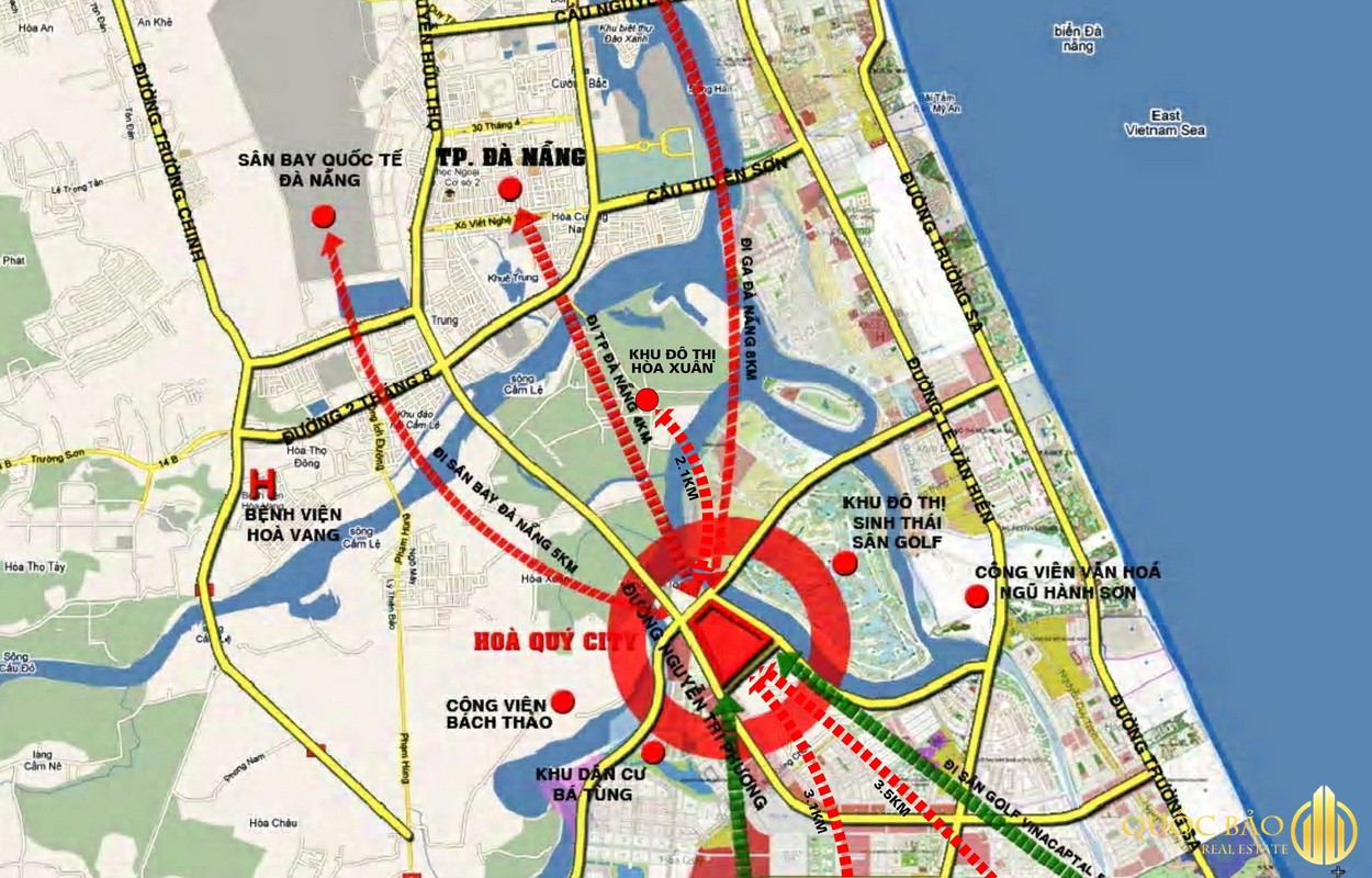 Bản đồ thành phố Đà Nẵng