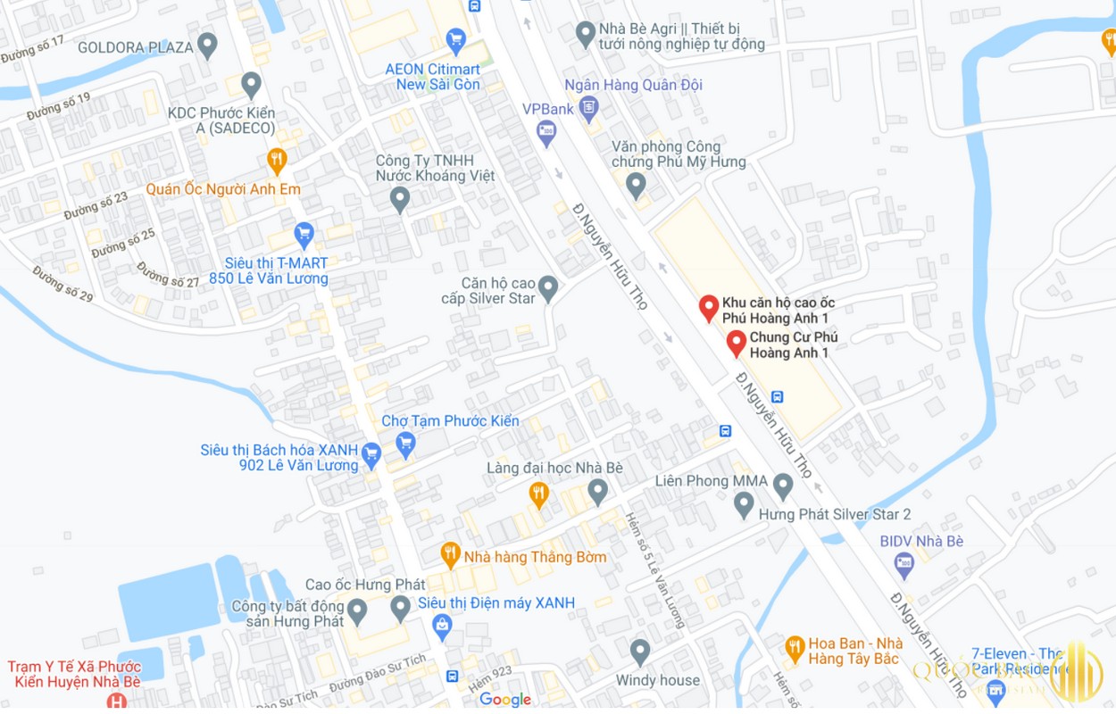Vị Trí Phú Hoàng Anh - Giá bán căn hộ Phú Hoàng Anh chỉ từ 1,9 tỷ