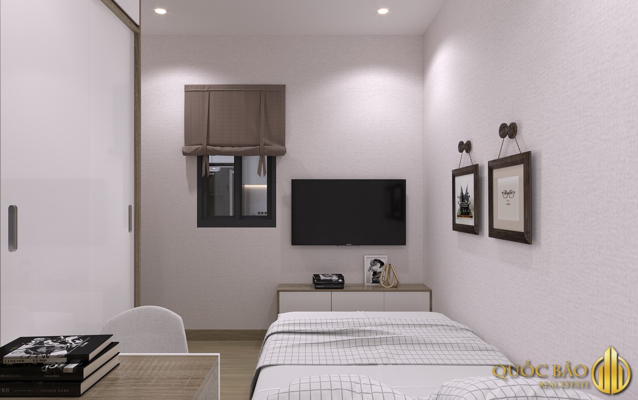 Phòng ngủ nhà mẫu dự án Bcons Sala